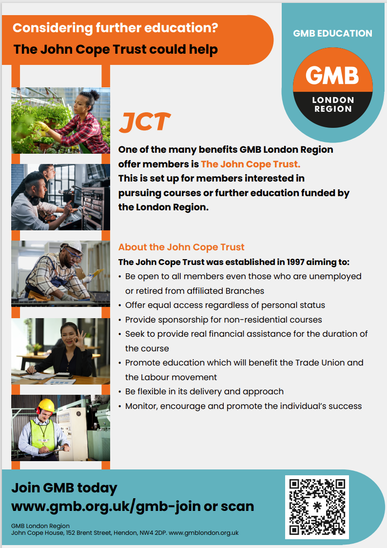 gmb london benefits